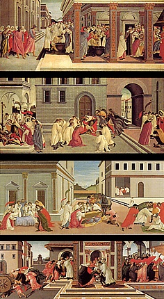 Botticelli Alessandro - 39.Escenas de la vida de San Cenobio, hacia 1500-1505.jpg