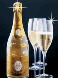 Kieliszki, szampany png - nowy rok 1.gif