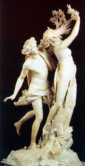 rzeźba o tem. mitologicznej - 15. Bernini, Gianlorenzo Apollo i Dafne.jpg