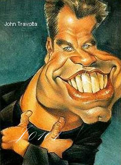 ZNANI w KARYKATURZE - John Travolta.jpg