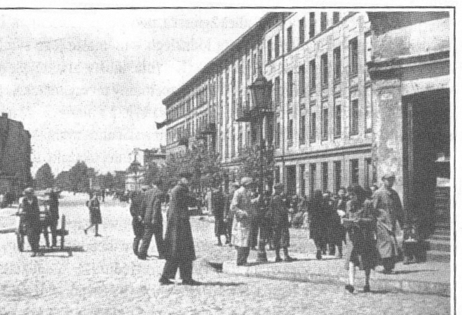 archiwalne fotografie II wojna światowa - Łódzkie getto 1941r. Getto ul.Lutomierska1.jpg