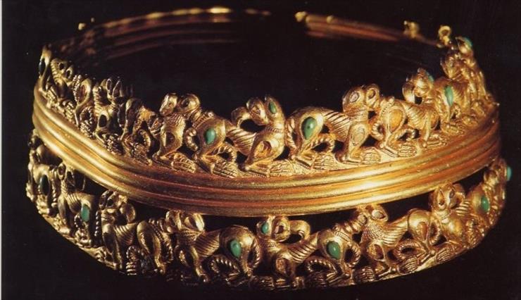 Sarmatians Zapomn... - Gouden halsband, Sarmatisch, 1e eeuw.jpg