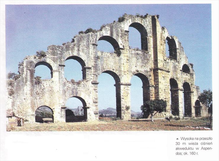 Rzym starożytny - kultura materialna, sztuka - obrazy - IMG_0017 Fotografia akweduktu w Aspendos.jpg