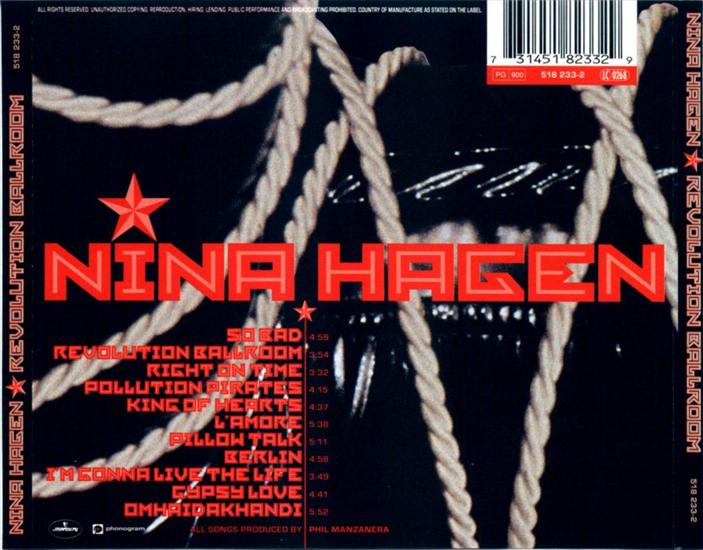 Nina Hagen - Revolution Ballroom - 1994 - Nina Hagen - Revolution Ballroom - back.jpg