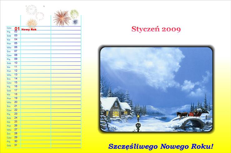 Kalendarze Biurowe, Miesięczne - 1 2009.jpg