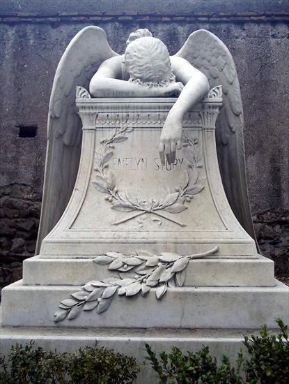 FOTOS - A escultura Angel of Grief de William Wetmore Story que inspirou a capa do lbum Once de 2004.jpg