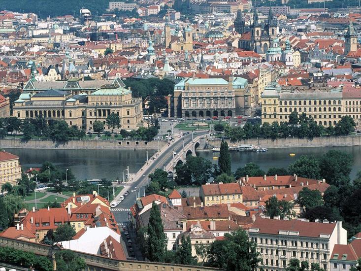 Czechy - Manesu Bridge Over the Vltava River, Prague, Czech Republic.jpg