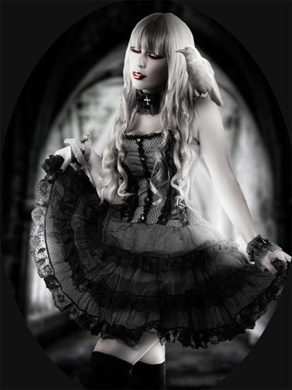  Fantasy ArtWork  Goth według autorów - White Ophelia.jpg