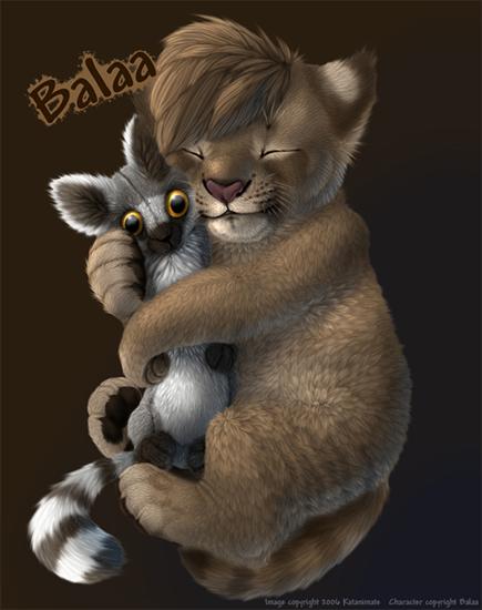 Fantasy - Lemur_Hugs_by_katanimate.jpg
