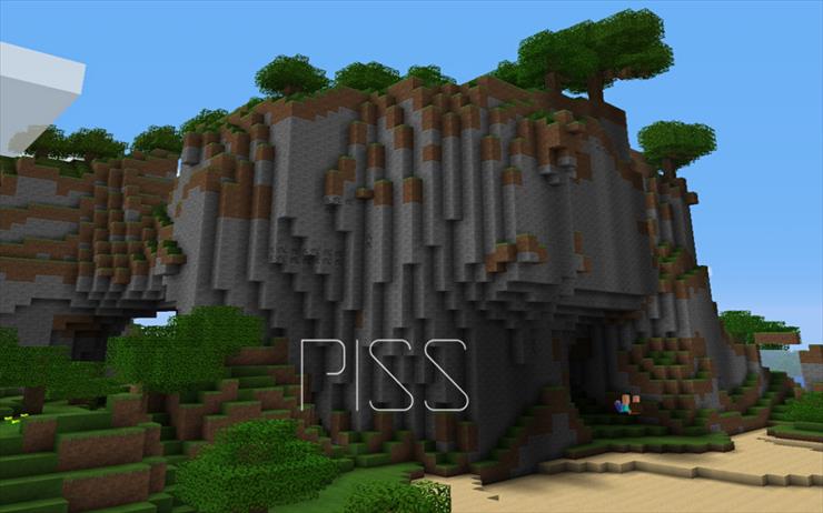 Tapety Minecraft - MinecraftCliff.png