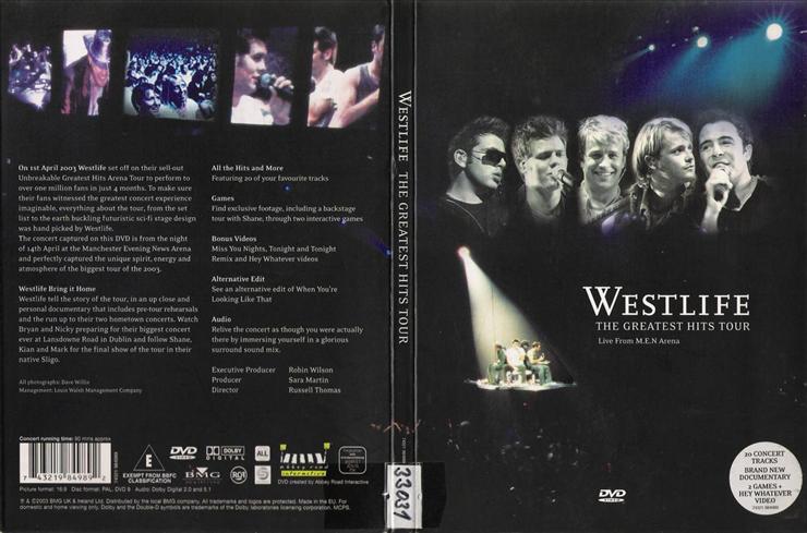 okładki DVD koncerty - Westlife_-_The_greatest_Hits_Tour.jpg