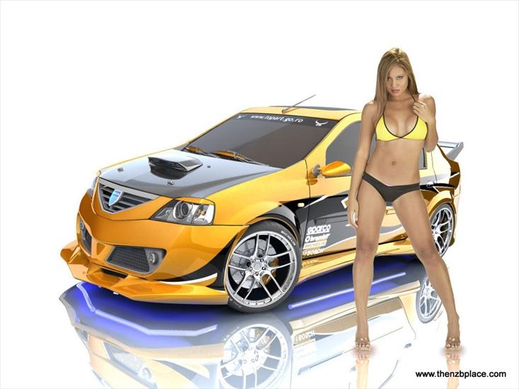 Hot models with Cars - Super Cars With Hot Models 37.jpg
