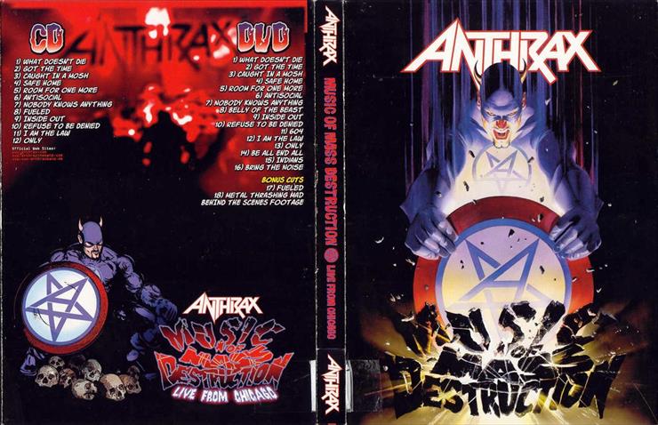 okładki DVD koncerty - Antrax - Live from Chicago.jpg