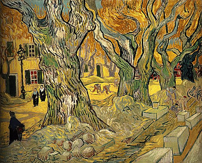 Gogh Vincent van ... - 1890 Vincent Van Gogh   Les Paveurs  Huile sur To...    73x92 cm  Washington, The Philips Collection.jpg