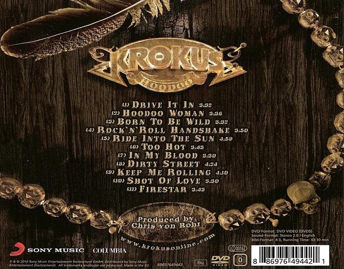 Krokus 2010 - Hoodoo - Album  Krokus - Hoodoo back.jpg