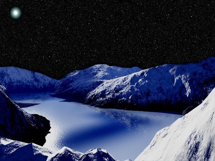 na pulpit - Snowy Mountains at Night.jpg