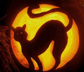 Pumpkin Carving Halloween - pumpkin_cat_moon.jpg