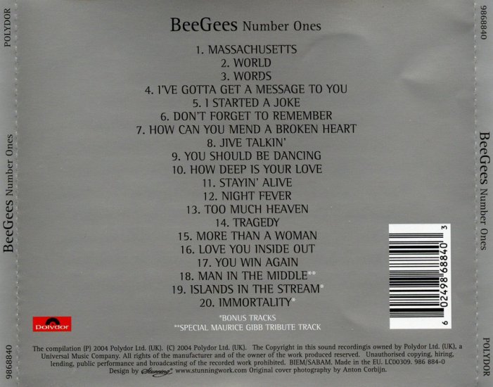 Bee Gees-Number OnesOK - Bee Gees-Number Onesback.jpg