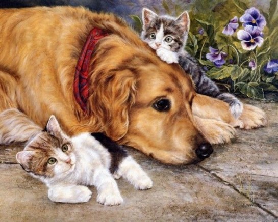 Rysunki - beautiful-dog-family-paintings-images-17.jpg