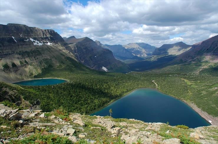 Glacier National Park USA, Montana - Oldman Lake  Pitamakan Lake.jpg