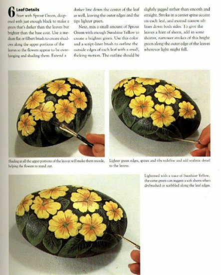 ozdoby z kamieni - painting flowers on rocks table of contents 19.JPG