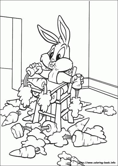 Bugs Bunny I Przyjaciele - Bugs - kolorowanka 90.GIF