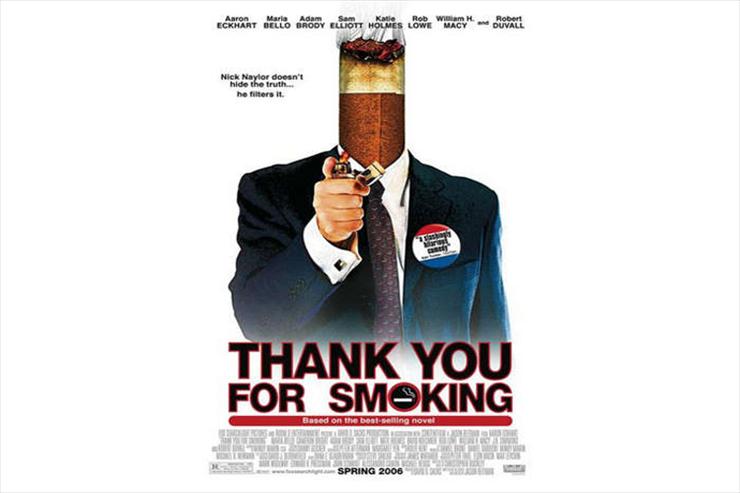 Thank you for smoking - Thank you for smoking poster2.jpg