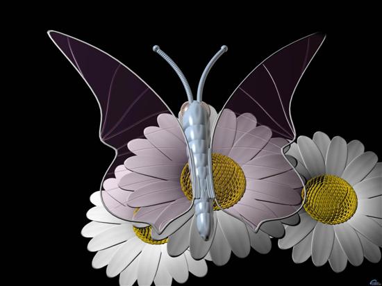 Gify kwiaty  - motyl.jpg