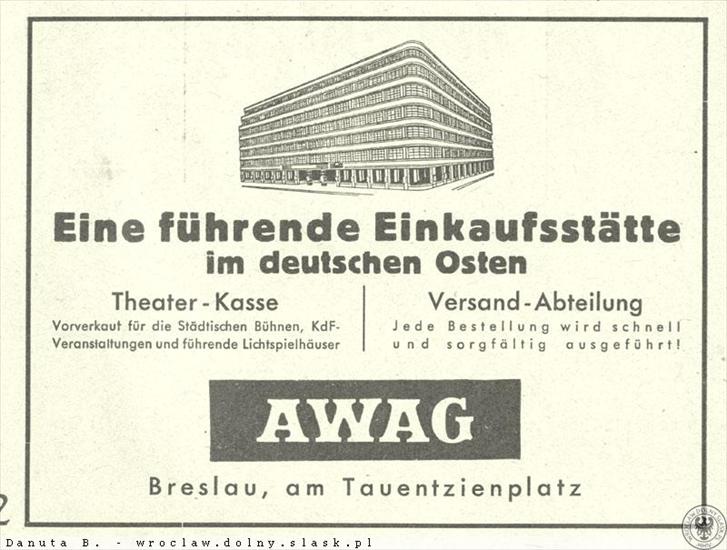 renoma wrocław, 1900-1930 - reklama dt awag w niemieckim periodyku z 1942r..jpg