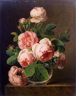 róże - Jan Frans van Dael - Róże w wazonie, lok. pryw. kolekcja.jpg