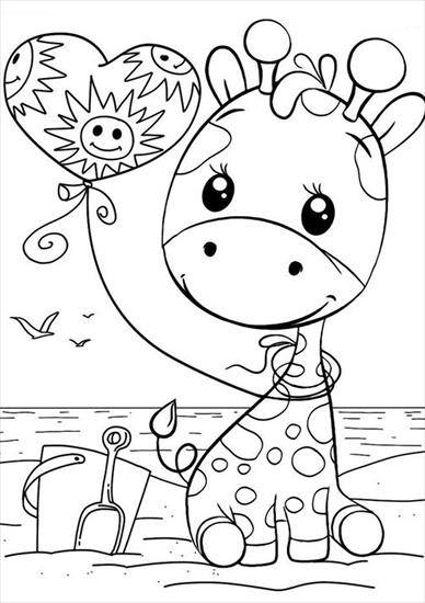 Kolorowanki - Free  Easy To Print Giraffe Coloring Pages.jpeg
