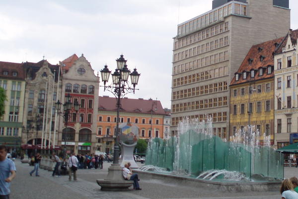 Wrocław Moje miasto - Fontanna w Rynku.jpeg
