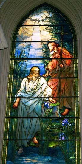 szkło - Tiffany glass - Baptism_of_Christ_by_Tiffany.jpg