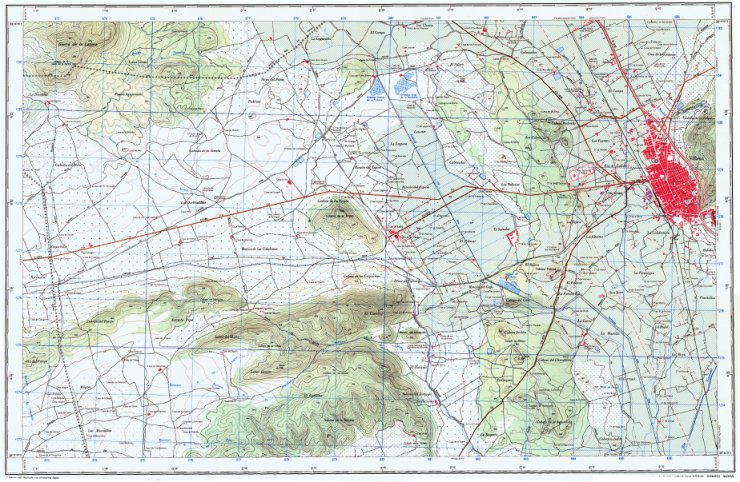 Hiszpania - emap mapagps mapaozi mapas mapa 0845-II Villena 1997 2.jpg