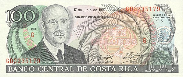Costa Rica - CostaRicaP258-100Colones-1992-donatedsb_f.jpg
