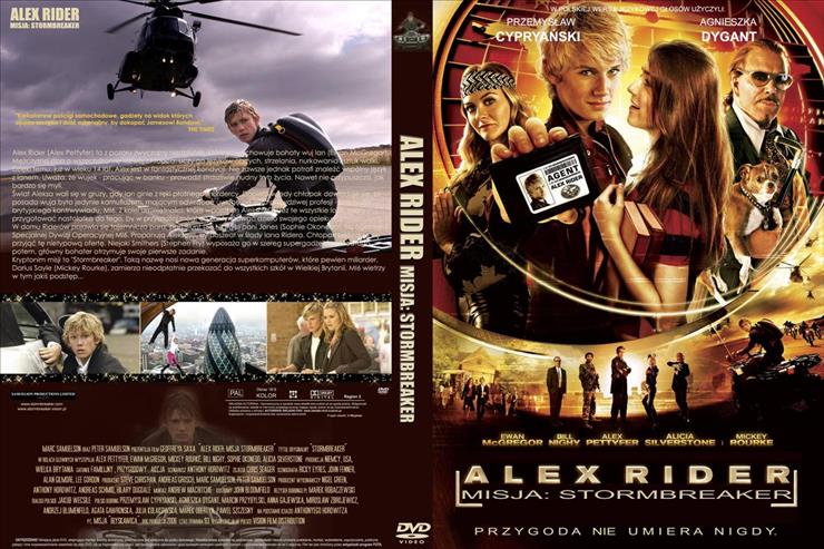 okładki na dvd - Alex Rider- misja Stormbreaker.JPG