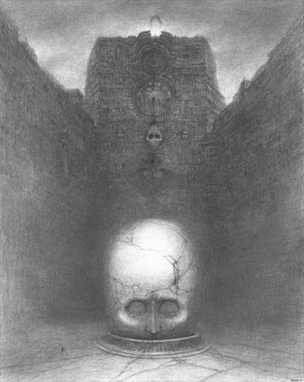 Drawings - Zdzisław Beksiński - 121.jpg