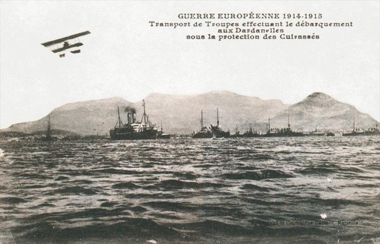 Photographie 1914 - 1918 - 1914-1918 Transport de troupes aux Dardanelles Transport of troops in Dardanelles.jpg