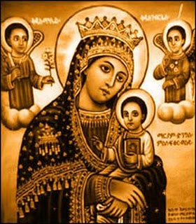 Ikony - Etiopska ikona Matki Bożej.jpg