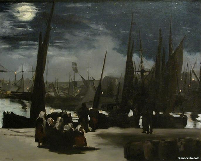 Edward Manet - Edouard Manet - Chiaro di luna sul porto di Boulogne 1869.jpg